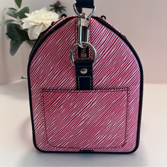Authentic Louis Vuitton Red & White Epi Speedy 25 Bandouliere - Picture 13 of 15